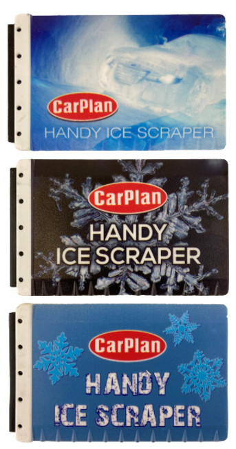 3x Carplan - Credit Card Size Purse Wallet Snow Frost Ice Car Window Scraper