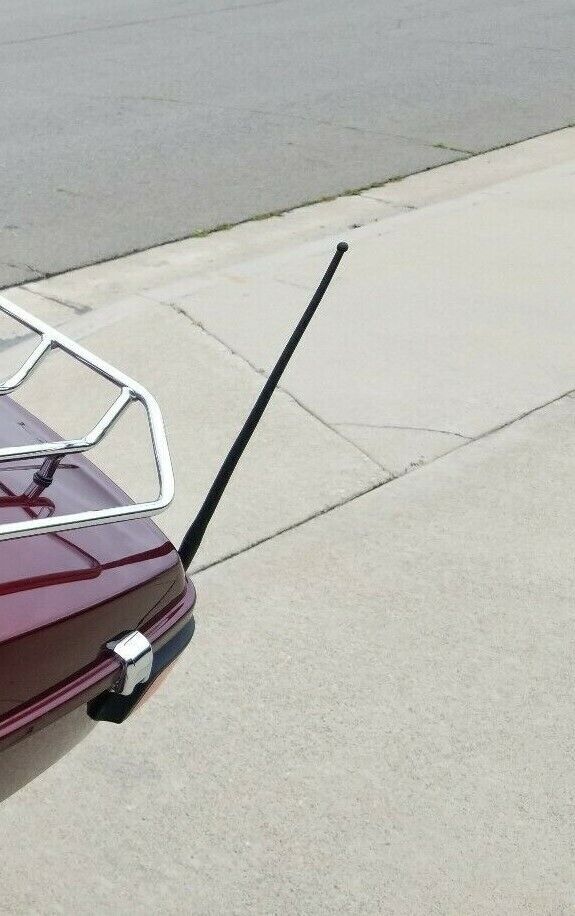 13" Whip AM/FM/XM/CB Antenna Mast Power Radio Black For Harley Indian Victory