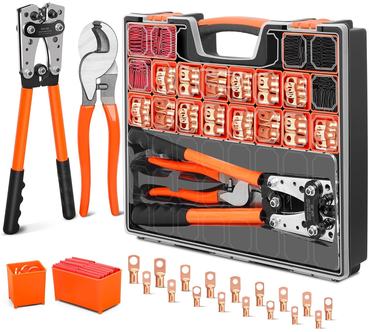 Kuject Battery Cable Lug Crimping Tool Kit
