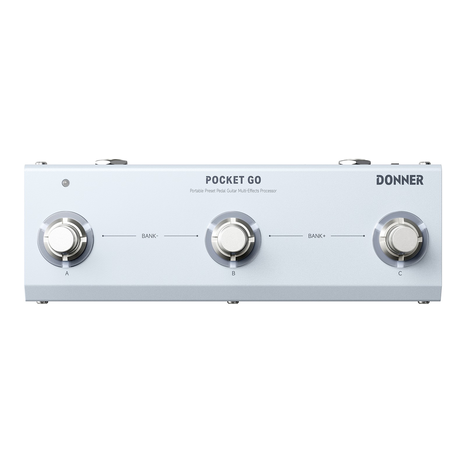 Donner Pocket Go Multi-Effects Pedal For Guitar/Bass Effector 6 Effects Modules