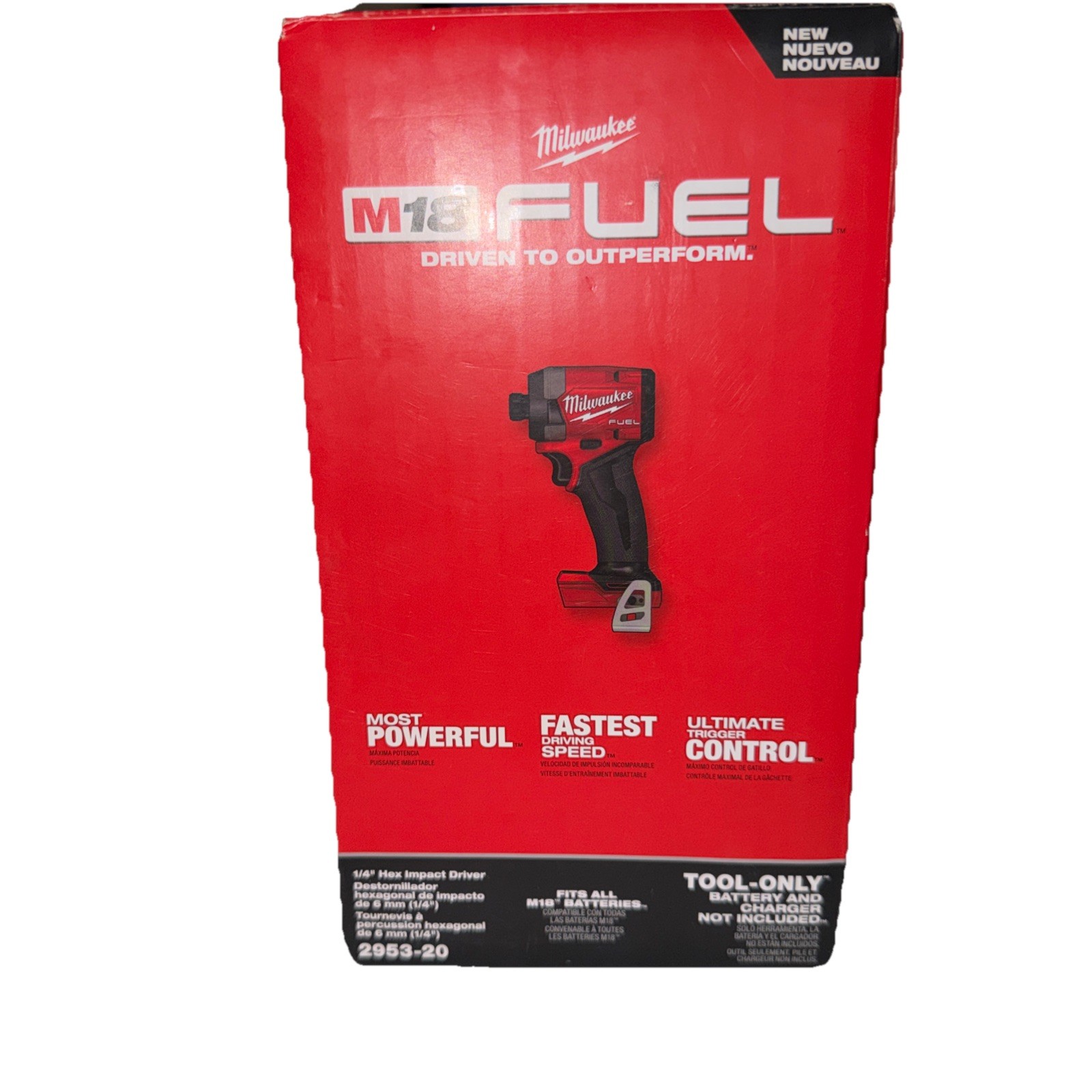 milwaukee M18 FUEL 18V Lithium IMPACT DRIVER. 6mm 1/4 “   (TOOL -ONLY)