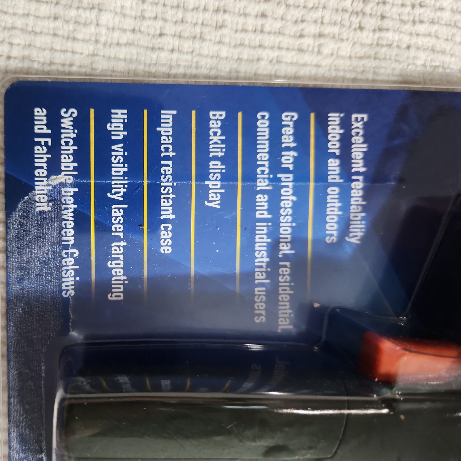 AMES 12:1 Infrared Laser Thermometer Open Box