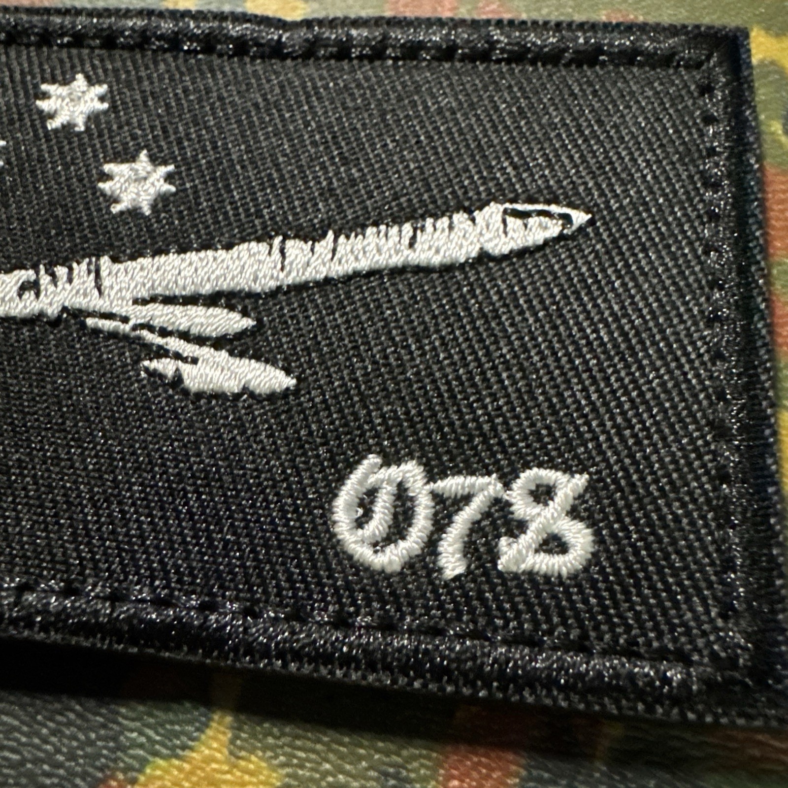 ONE 7 SIX TOMAHAWK Embroidered Patch Hook/Loop O7S FOG SupDef WRMFZY QILO