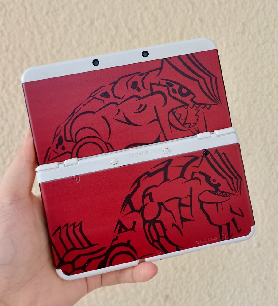 Pokemon Groudon Edition for New Nintendo 3DS Omega Ruby Replacement Shell cover
