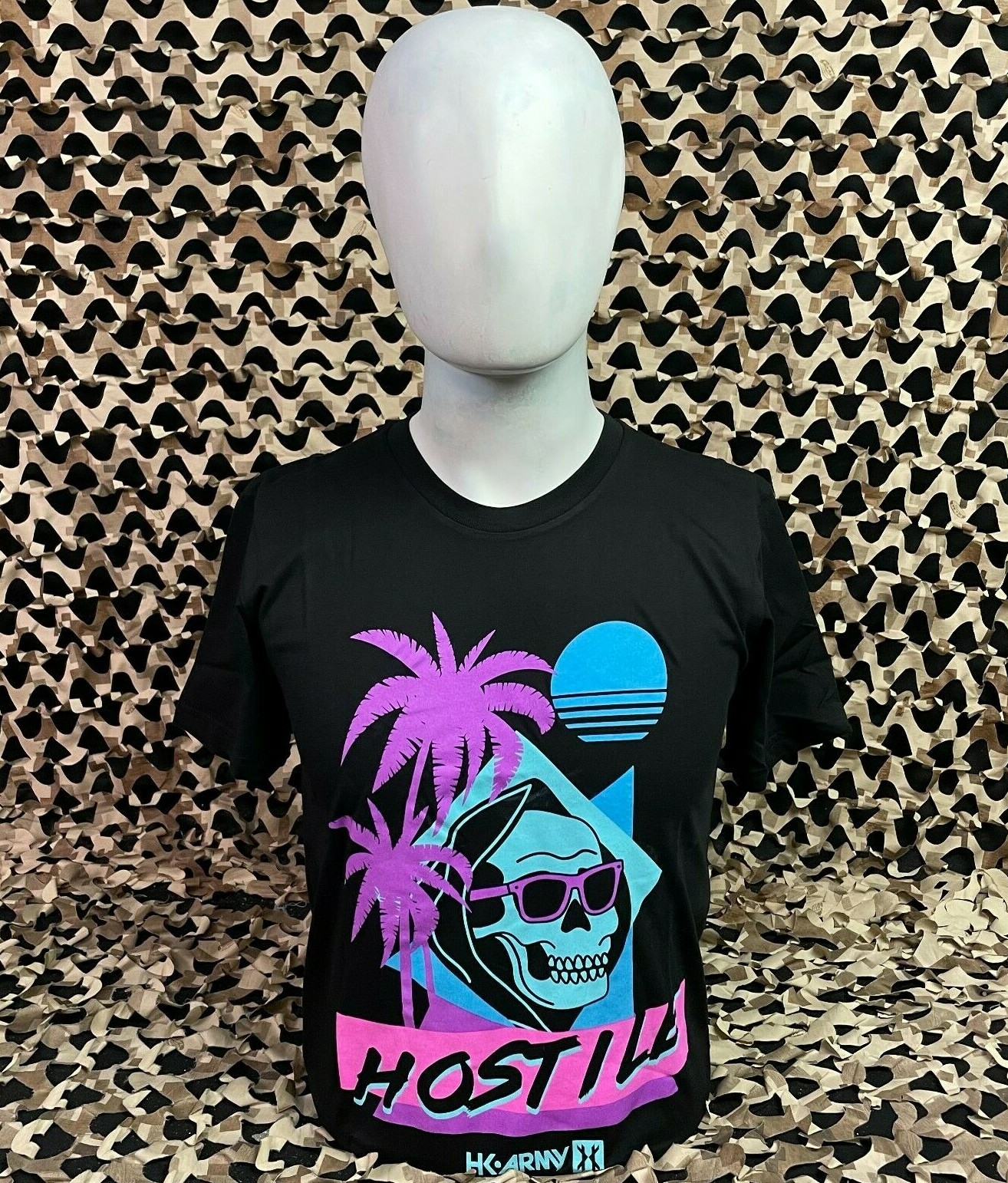 NEW HK Army Hostile Nights Paintball T-Shirt - Black - Medium