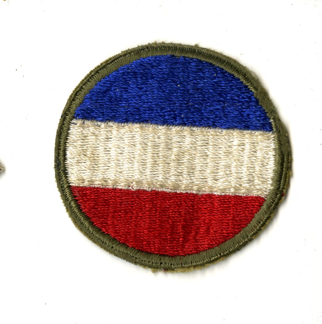 Army Ground Forces White Back Patch WWII Original