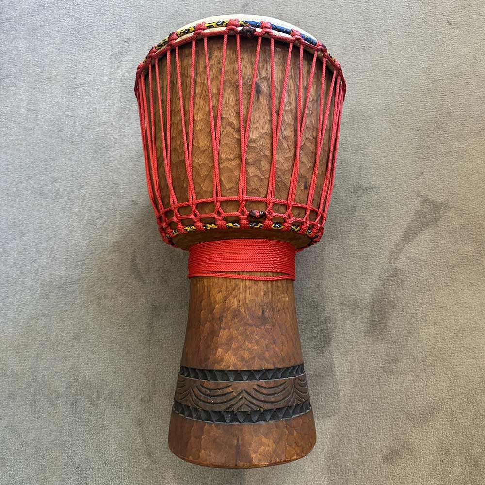 Handmade Solid Wood Rope Tuned Djembe (Pre-Owned)