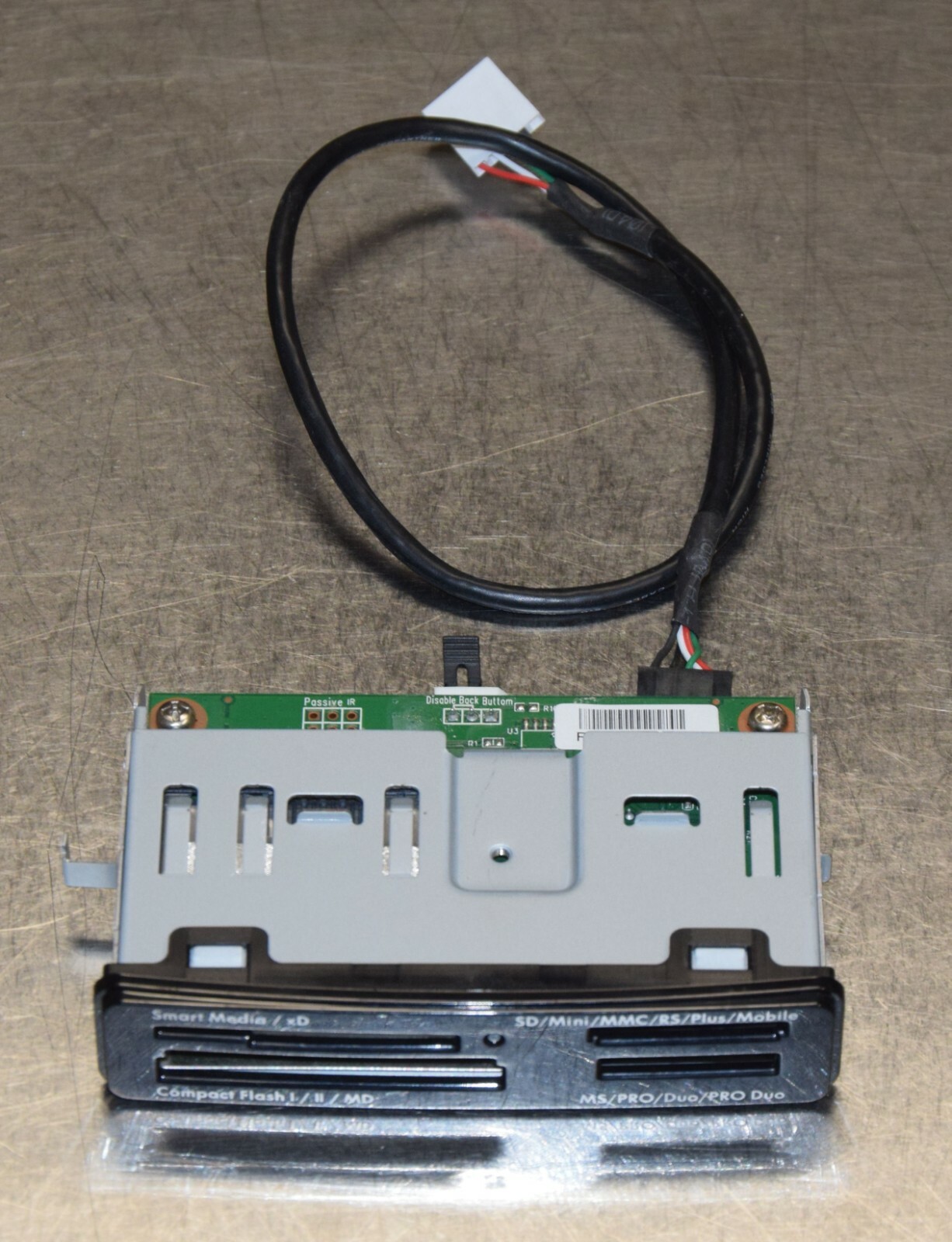 HP 504857-001 15-in-1 Memory Card Reader & Data Cable SD CF XD MS Smart Media