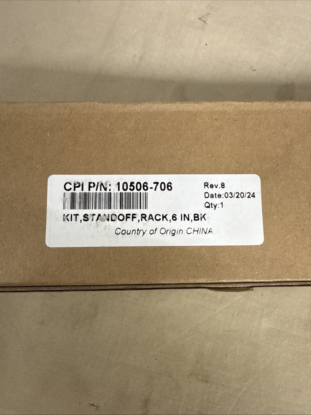 CPI Cable Runway Elevation Kit 10506-706