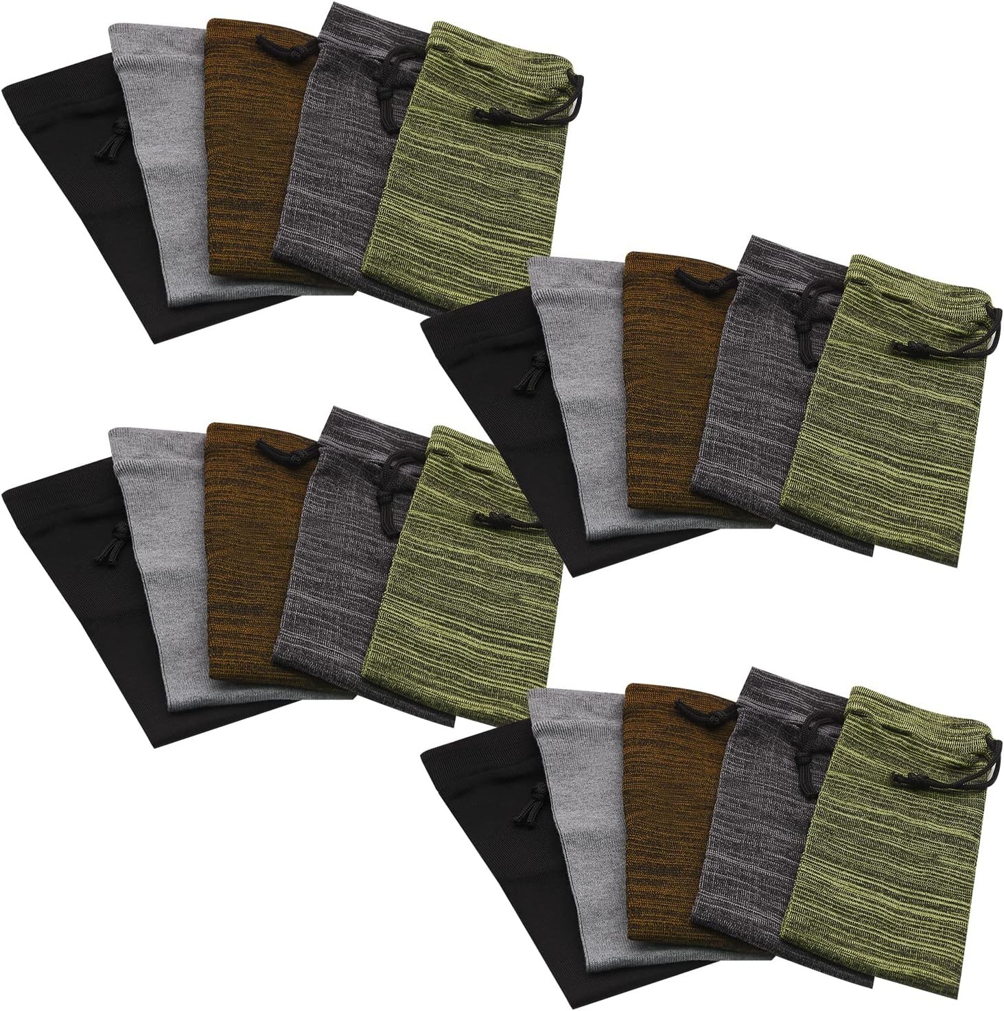 RUBY.Q 20pcs Handgun Socks, 16in Silicone Treated Knit Gun Socks, Breathable ...