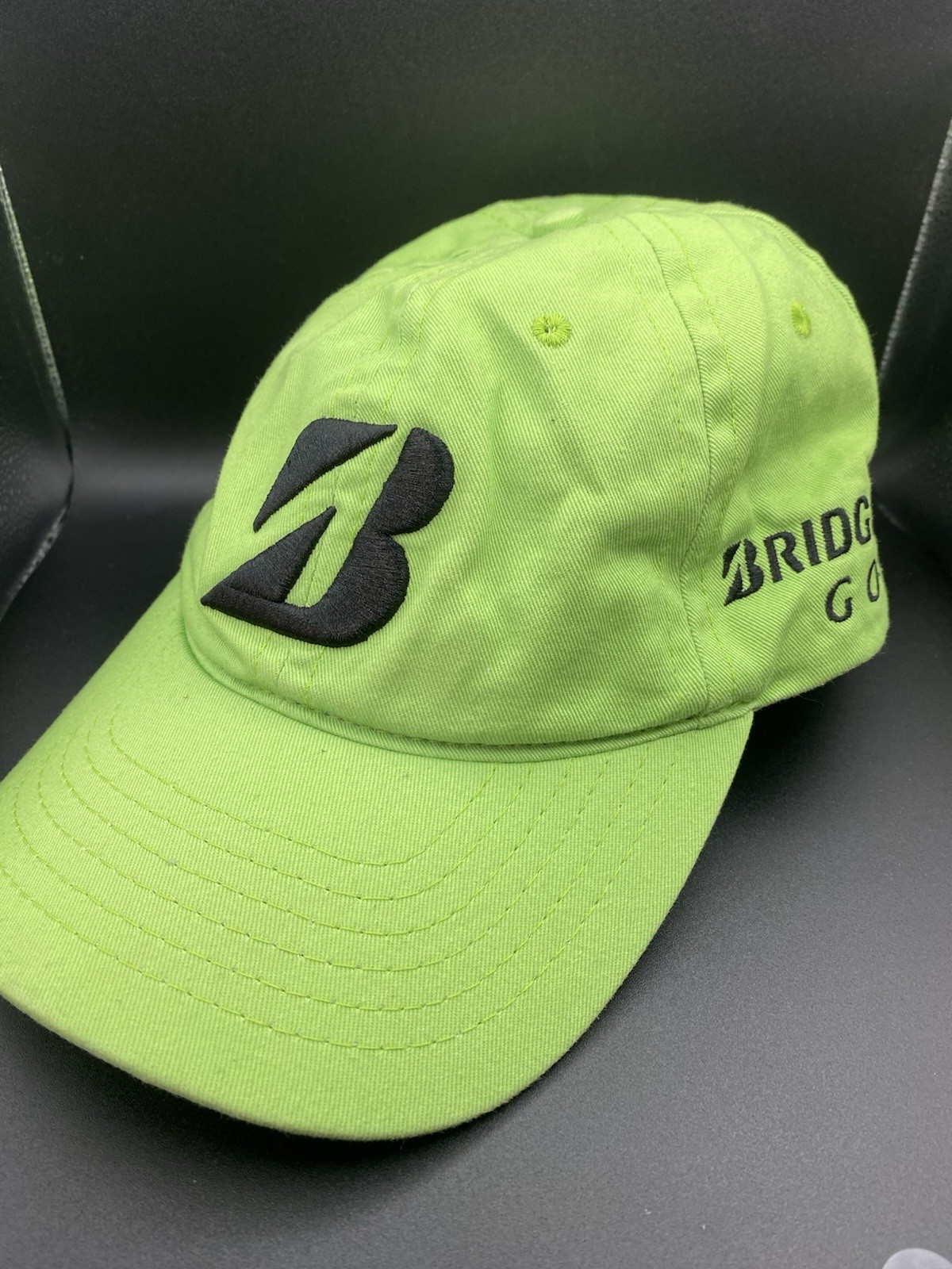 Bridgestone Green Adjustable Golf Hat