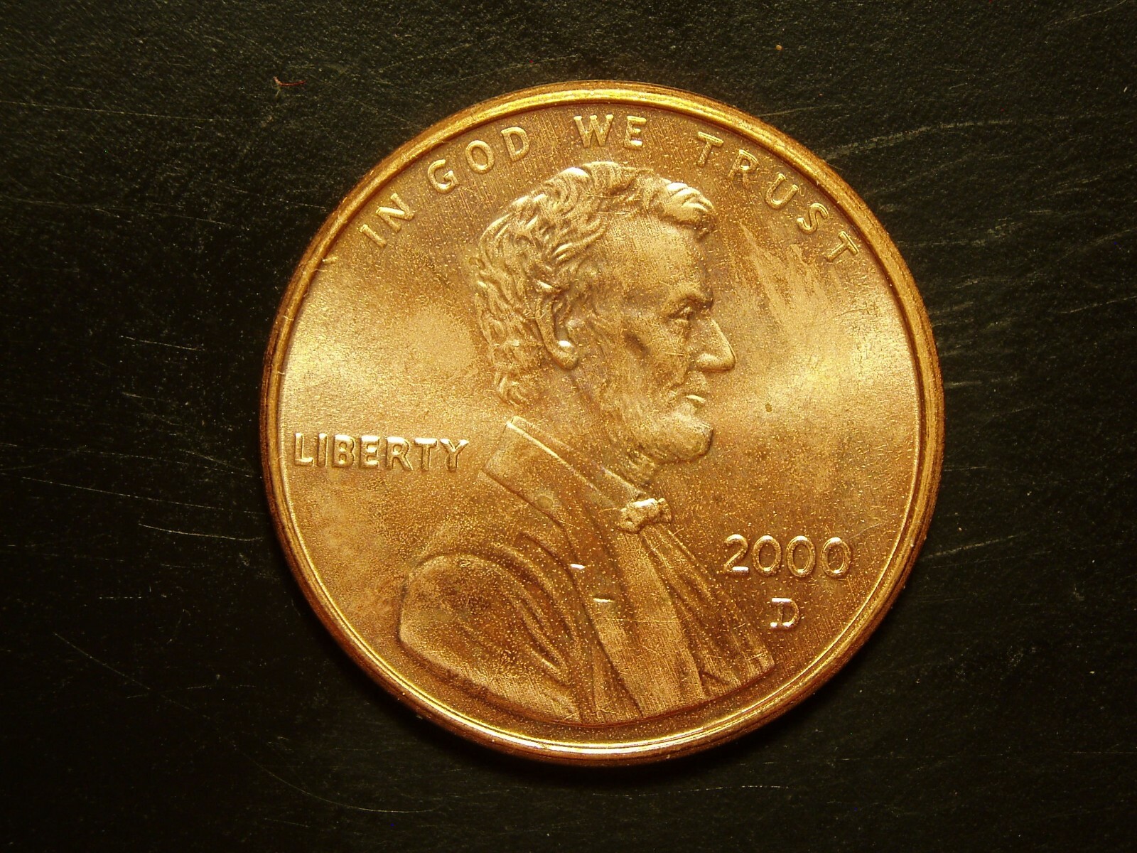 2000-D ONE UNC LINCOLN MEMORIAL CENT #6