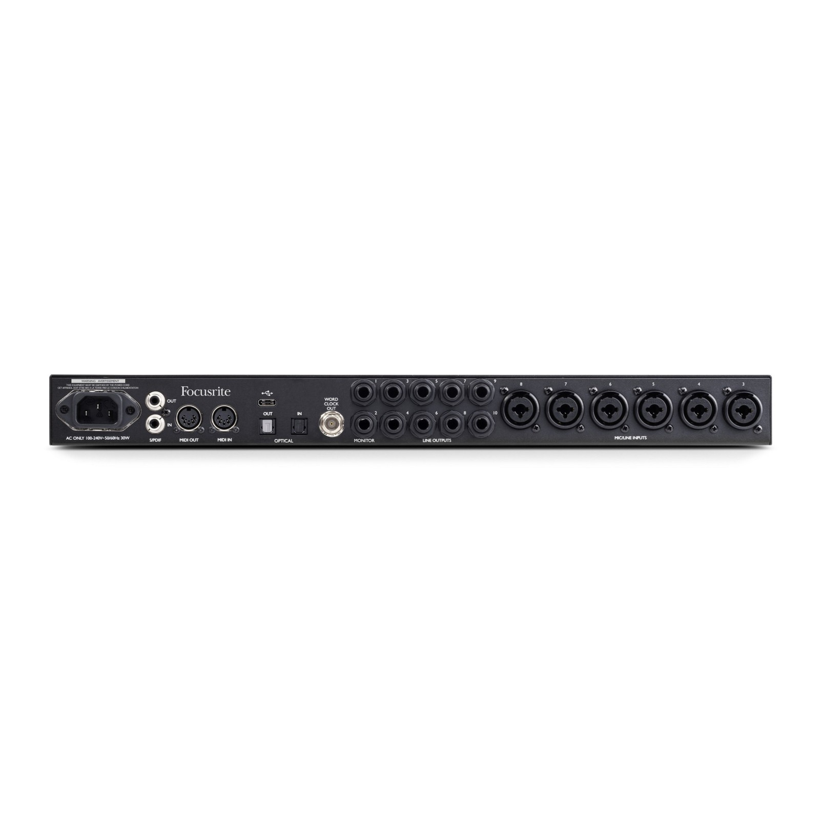 Focusrite Clarett+ 8Pre 18-in/20-out Audio Interface