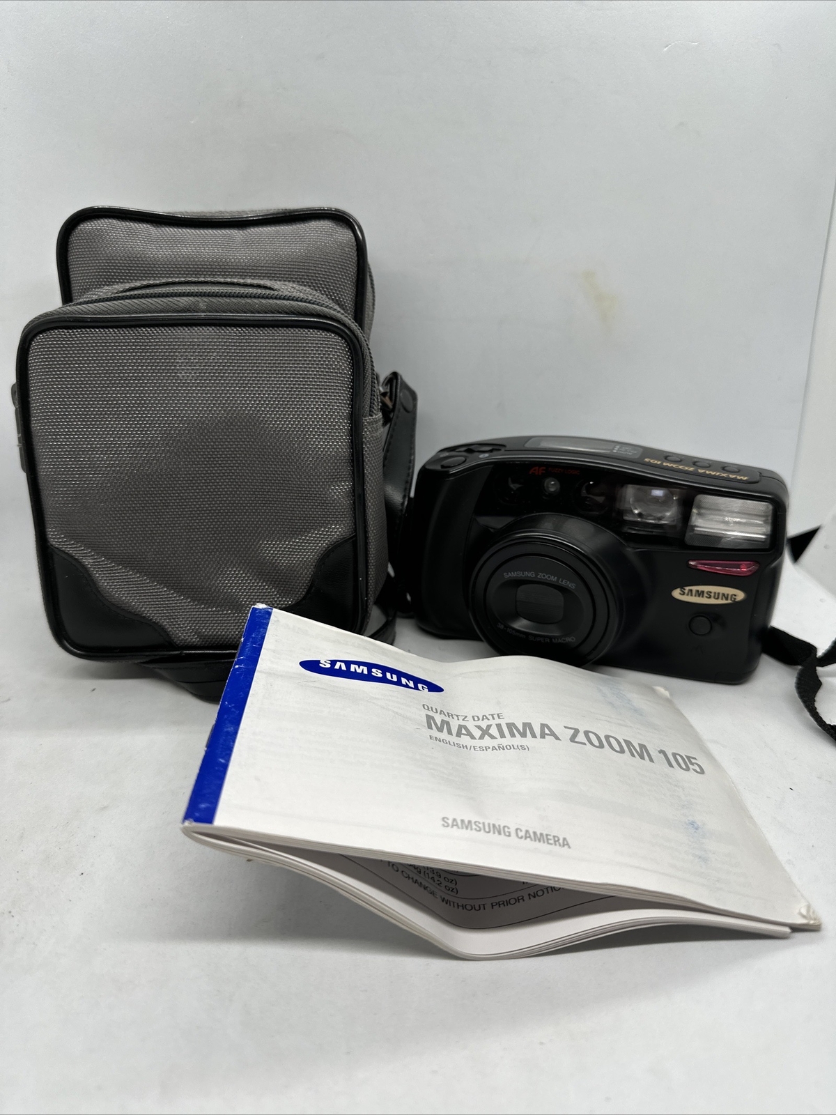 Samsung Maxima Zoom 105 Super Macro 35mm Point & Shoot Film Camera w/ Manual