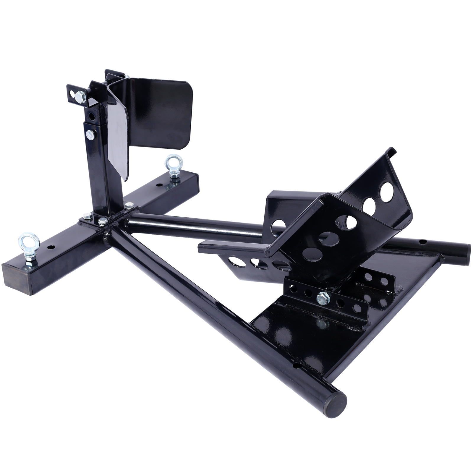 Motorcycle Front Tire Chock, for 17"-21" Wheels Locking Adjusting Stand