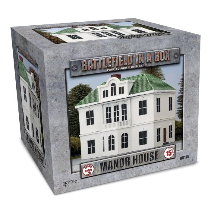 Flames of War Battlefield in a Box Manor House 15mm Terrain FOW BB175