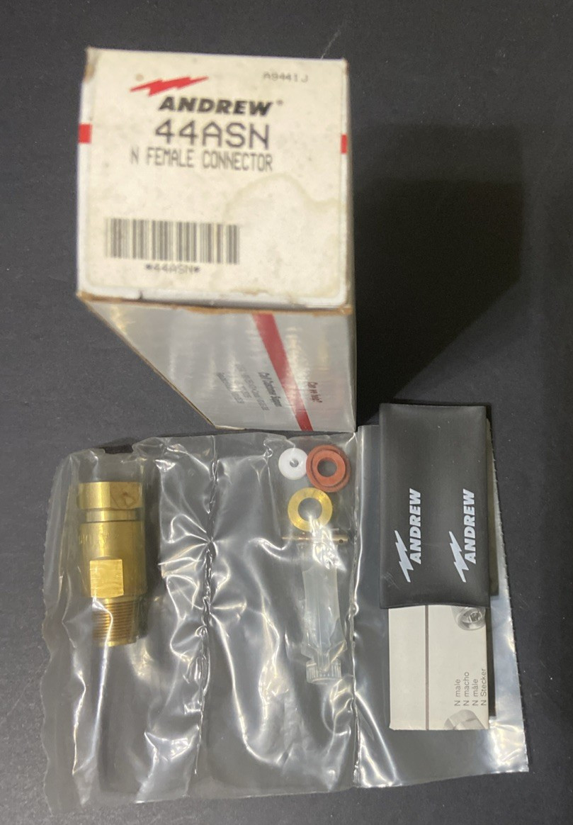 ANDREW TYPE 44ASN N FEMALE CONNECTOR  NOS