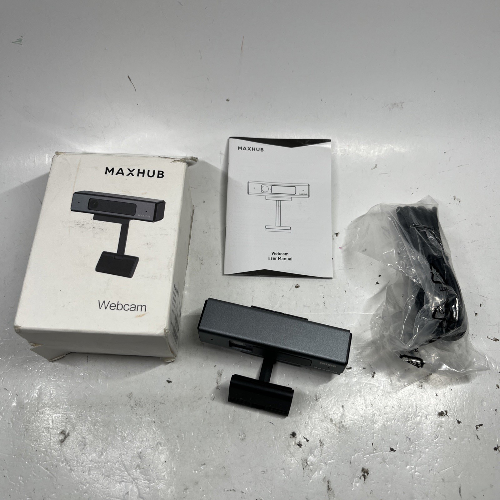 1080P HD Webcam with Microphone & Privacy Cover-MAXHUB UC W10 USB PC Computer