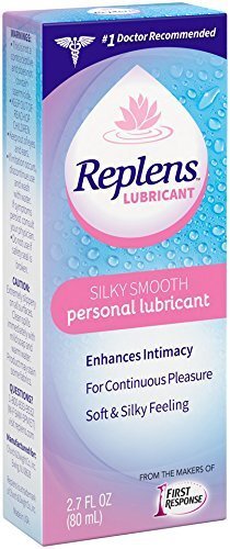 Replens Silky Smooth Personal Lubricant Soft & Silky Enhances Intimacy 2.7oz 2PK