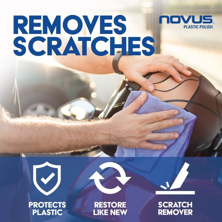 Novus Plastic Polish Kit #1, #2 8oz. with 2 Polish Mates