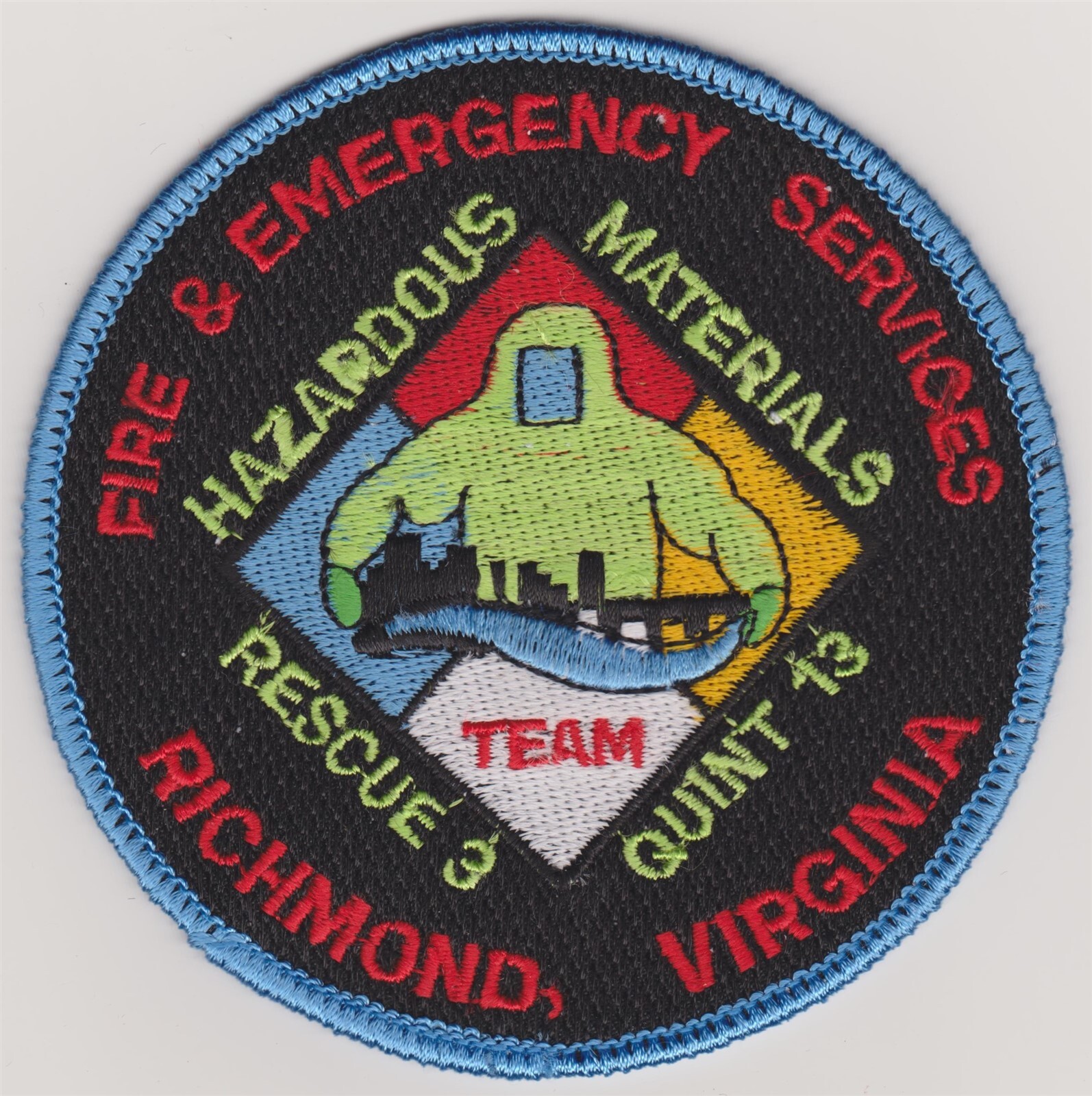 Fire & Emergency Svcs Hazardous Material Rescue 3 Quint 13 Richmond VA Patch#119