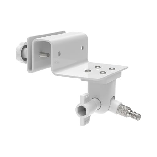 Gutter Mount for Ring, Blink, Eufy, and Arlo Outdoor Security Cameras, White