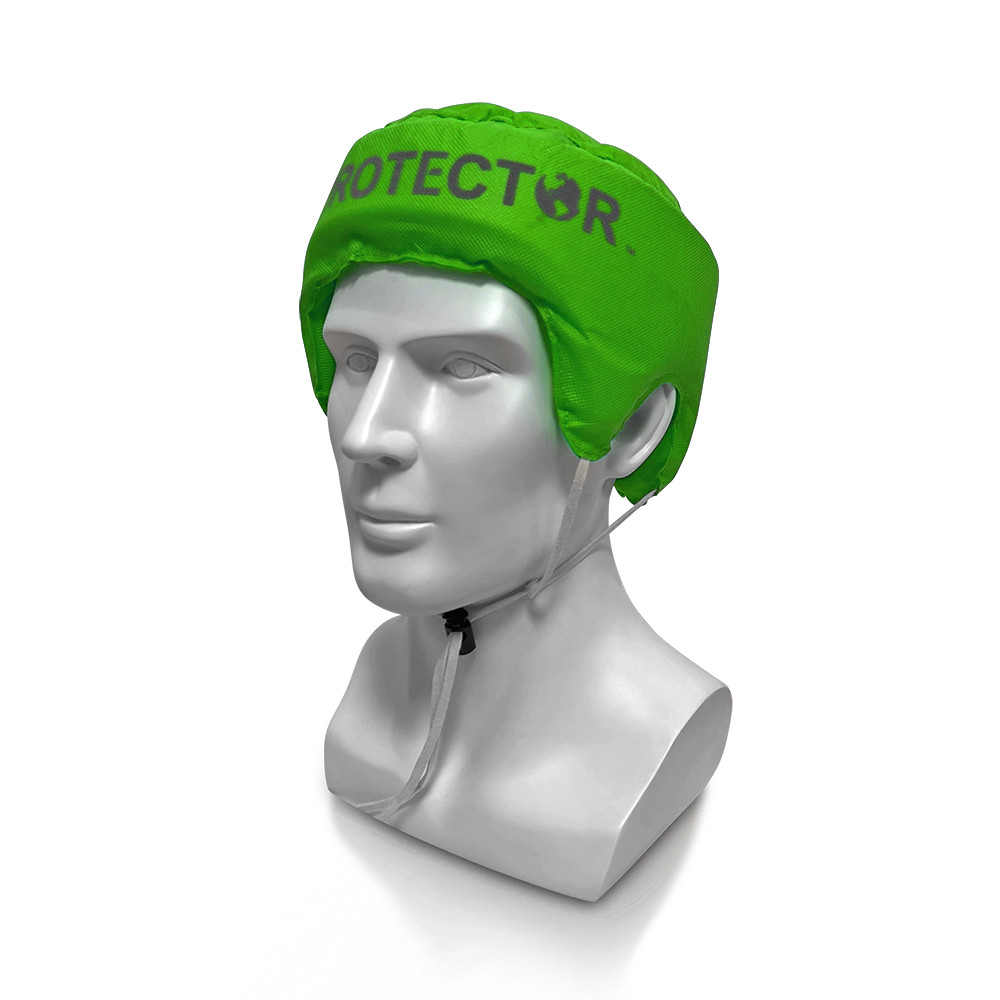 Helmet Soft Shell Head protection, Flexible, Disposable, Biodegradable (x4 pack)