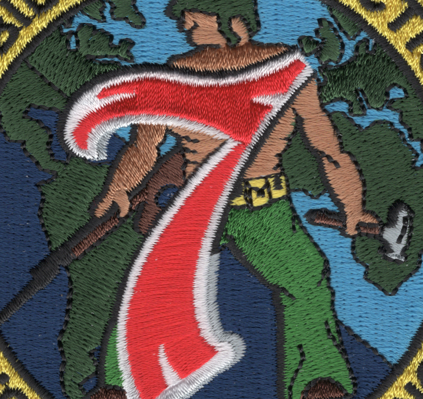 Naval Mobile Construction Battalion Seven Patch