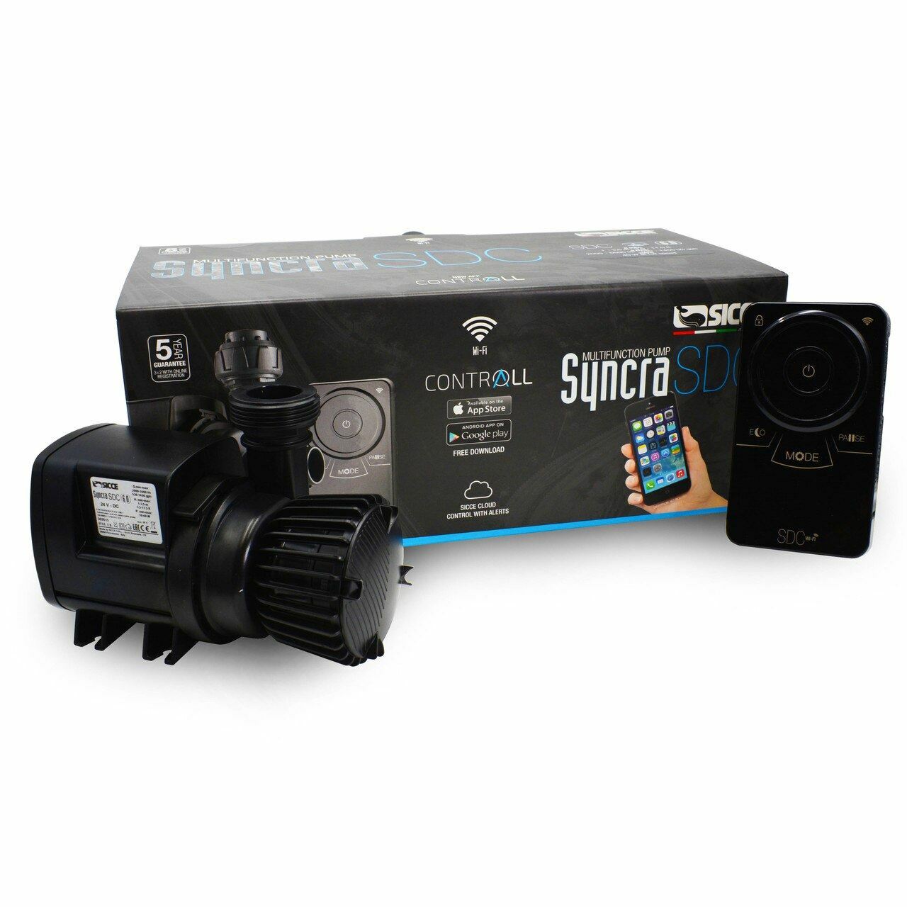 Syncra SDC 6.0 WIFI Return Pump (800 - 1450 gph) - Sicce