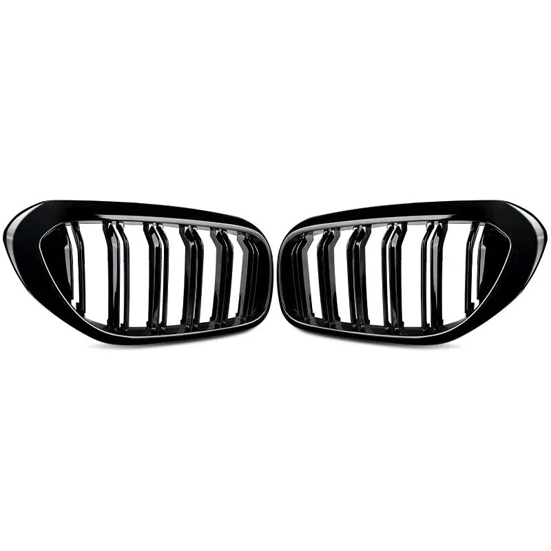 Gloss Black Front Kidney Grille For BMW G30 G31 5-Series 530i 540i M5 2017-2020