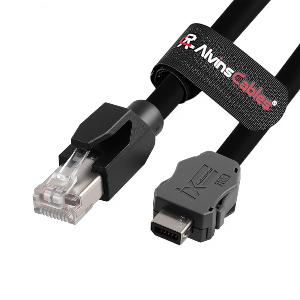 IX Industrial Cable IX30G-A-10S-CV(7.0) A Key RJ45 for PLC Machine Vision Indust