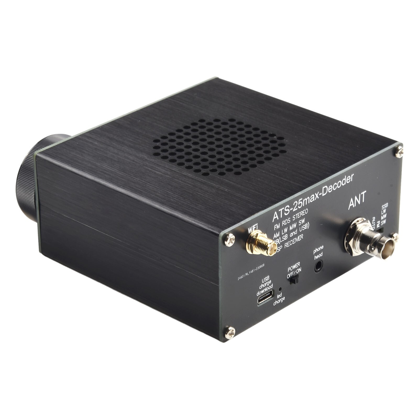ATS-25max-Decoder Si4732A10 Full-Ba N D Receiver Support CW RTTY FT8 FT4 SW for