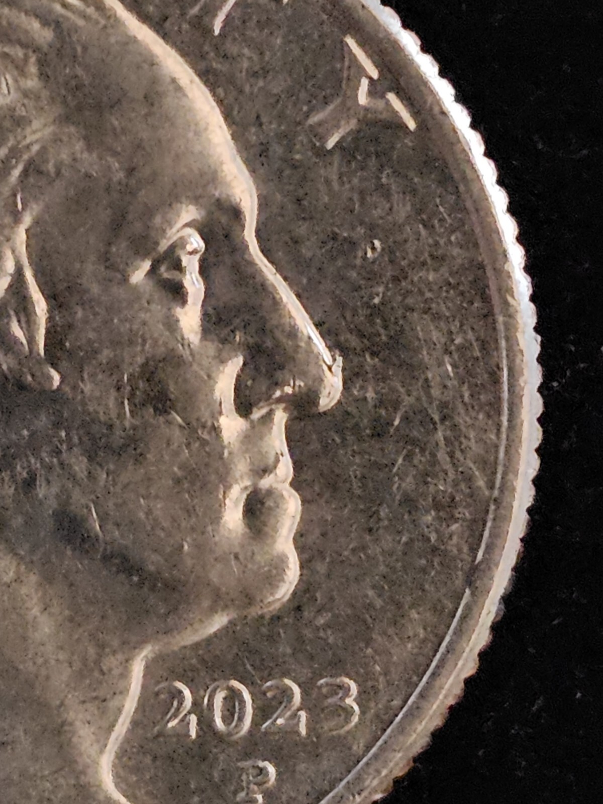 2023 Edith Kanaka'ole Quarter - Multiple Die Chip Errors - Nose / K A