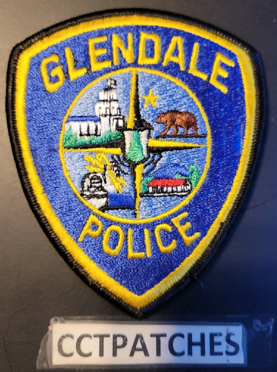 GLENDALE, CALIFORNIA POLICE SHOULDER PATCH CA