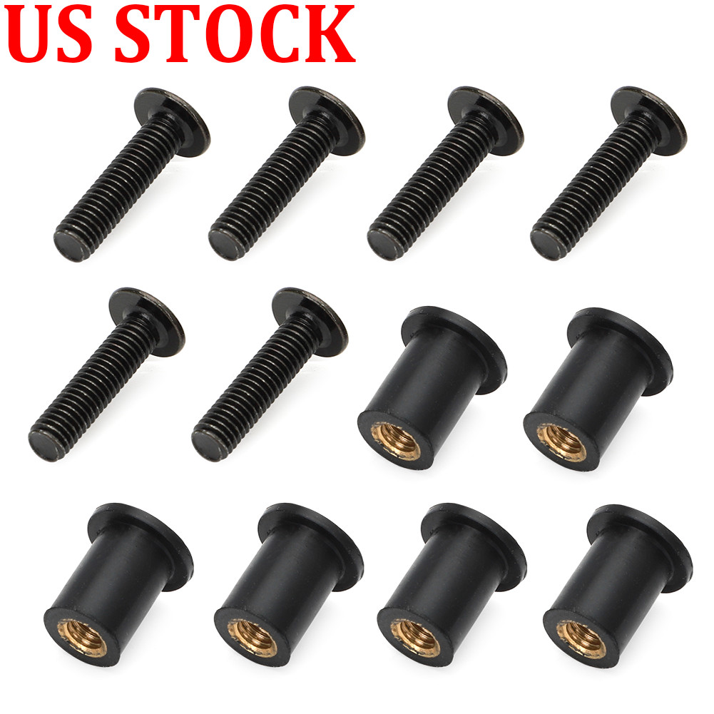 Windshield Screws Rubber Nuts Rebuild Set for YAMAHA Snowmobile 90179-05523-00