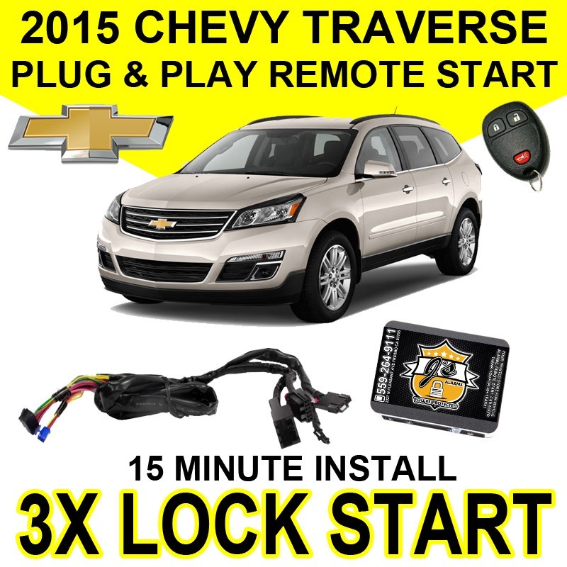 Js Alarms Plug & Play Remote Start System For 2015 Chevy Traverse DIY GM10
