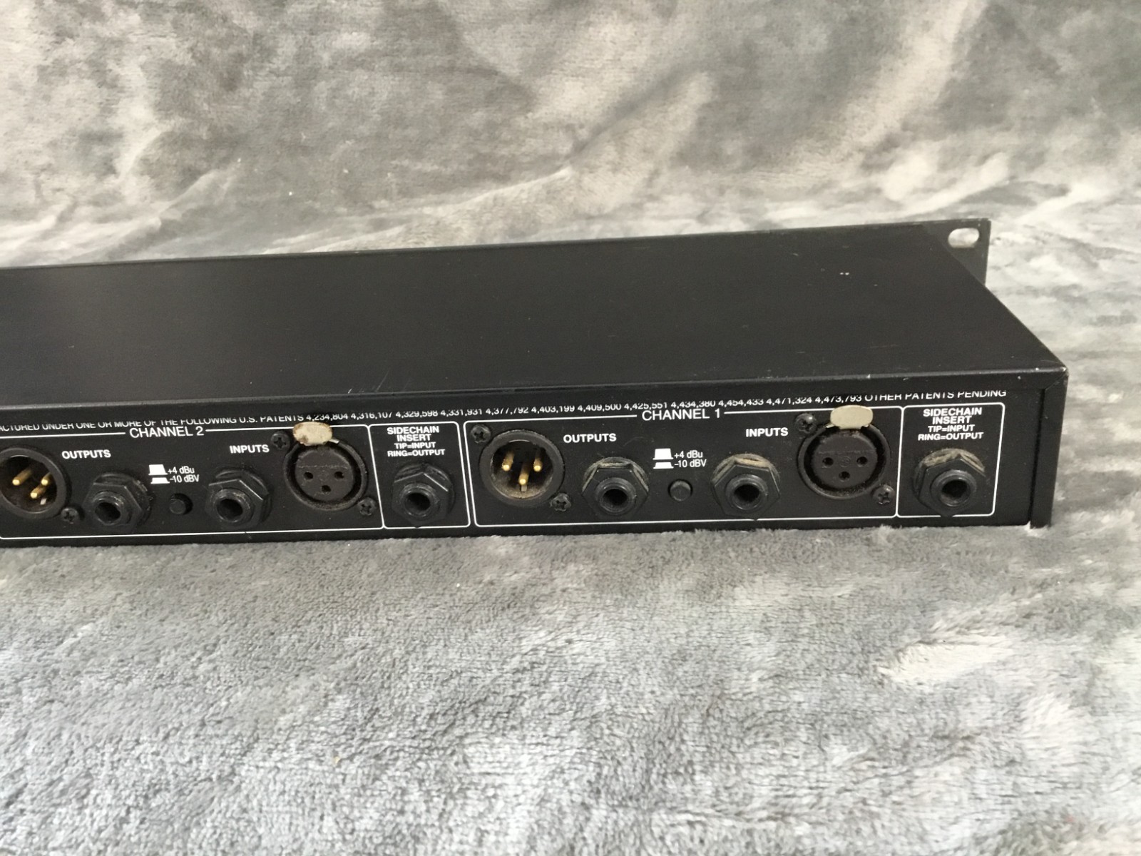 DBX 266XL COMPRESSOR/GATE PRO-AUDIO 1U RACK UNIT - AS IS