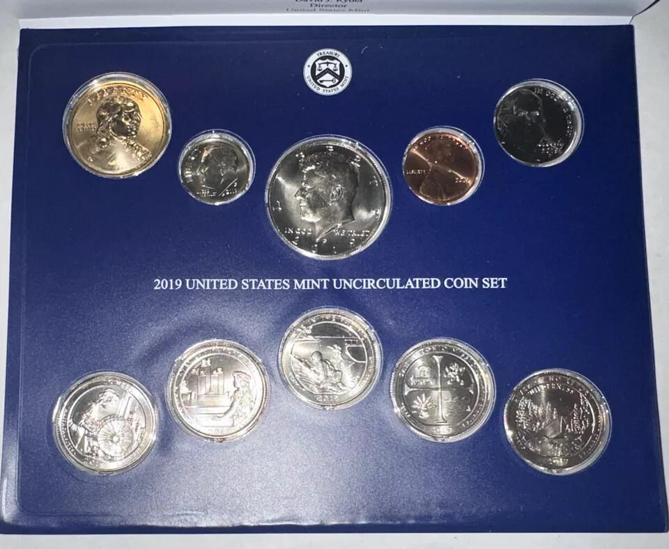 2019 US Mint Uncirculated Coin Set - P & D - 20-Coin Set
