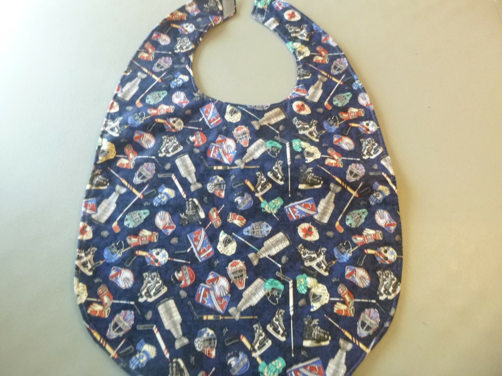 Adult Bib/Clothing Protector double thickness with Quilted Diamond Backing