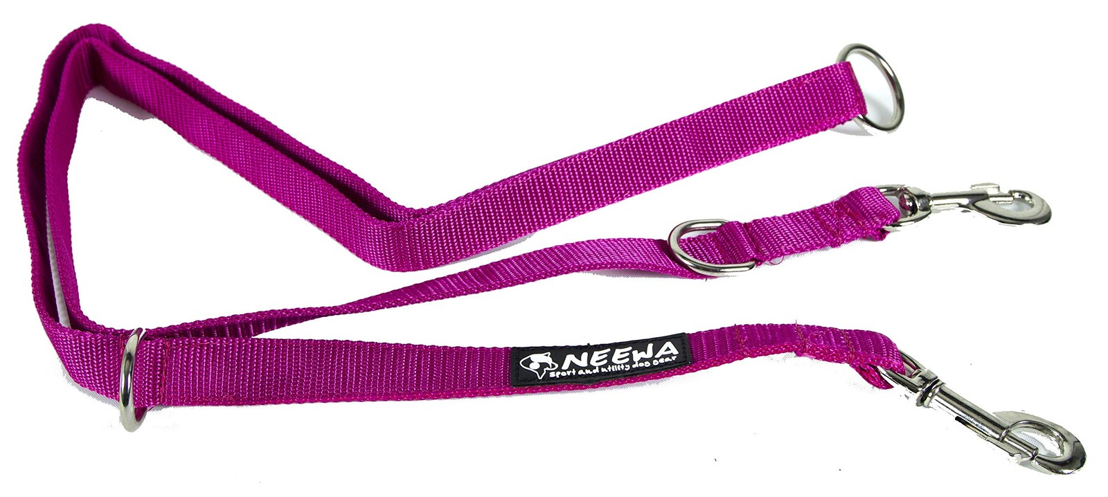 Adjustable Dog Leash 2m/6.5ft Black