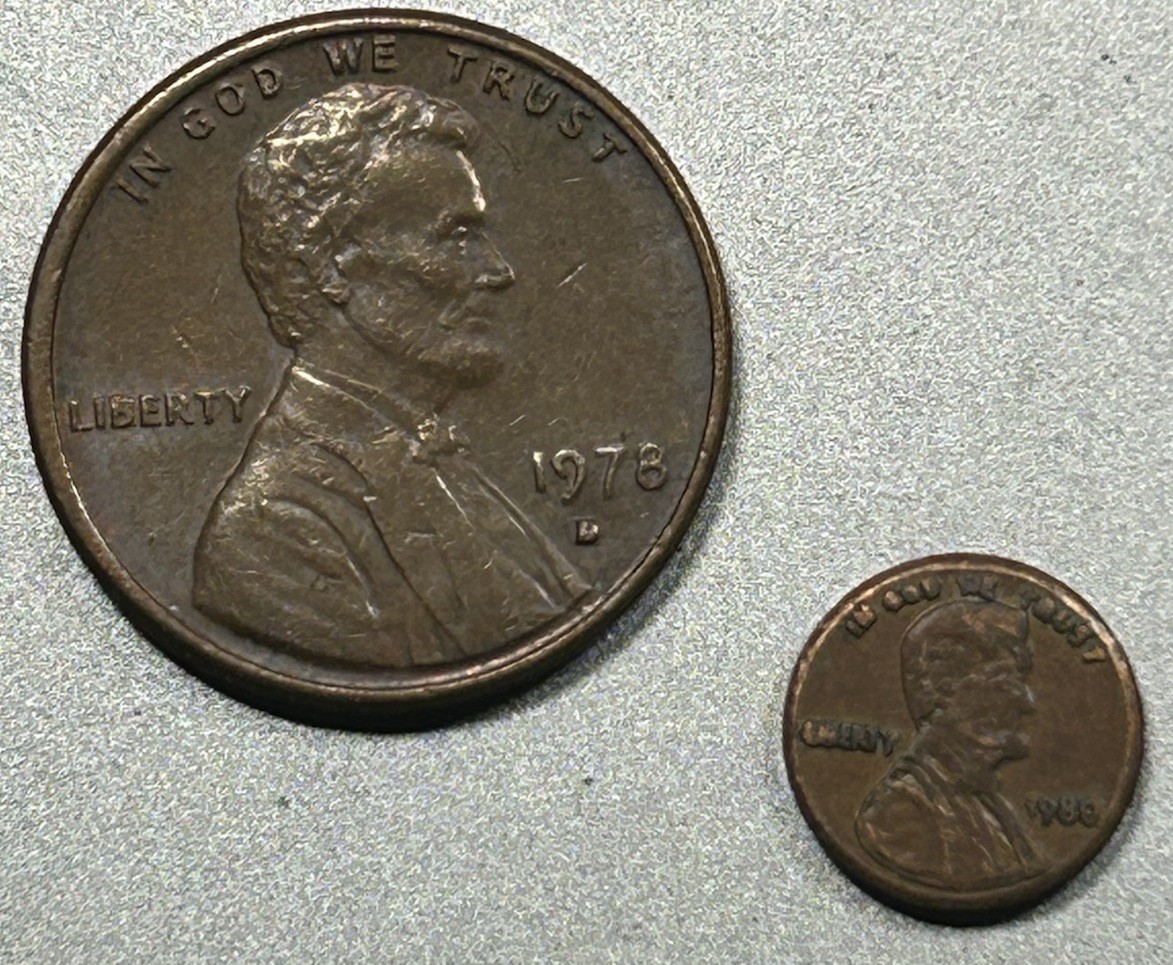 1980-P Miniature Lincoln Memorial Cent