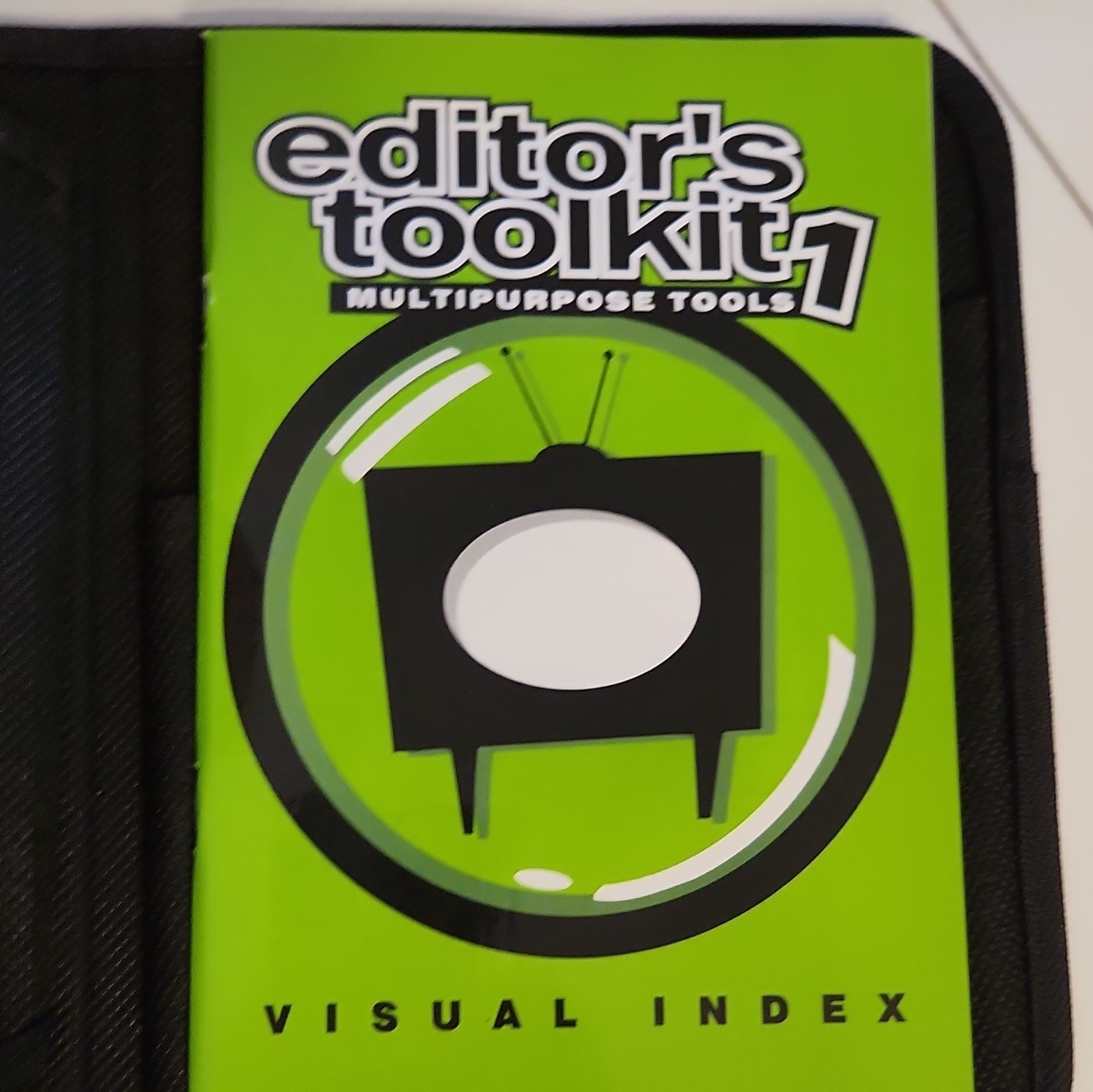 Digital Juice Editor's Toolkit 1 Multimedia Tools CD Set w/ Case & Visual Index