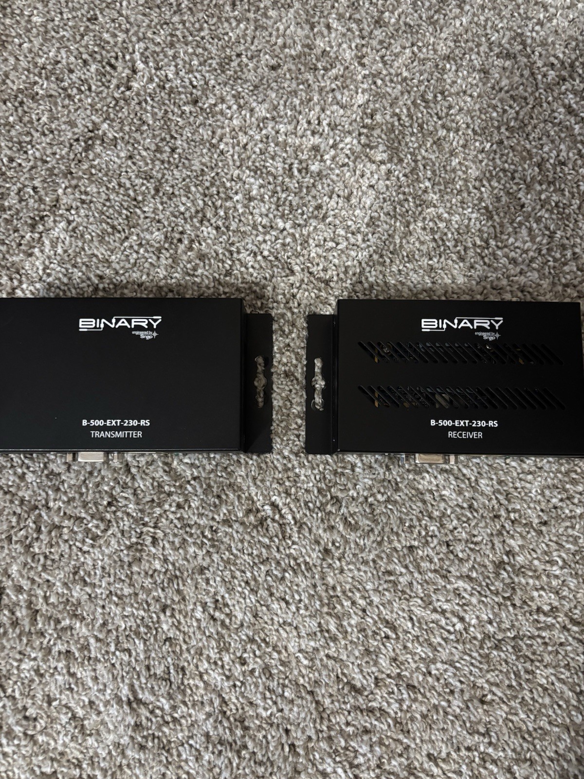 Binary B-500-EXT-230-RS HDMI Extender Transmitter Receiver Set, RS-232, Network