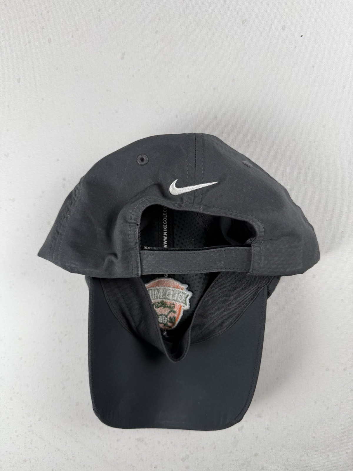 Mens Nike Dark Gray Golf Hat Old Mill Classics