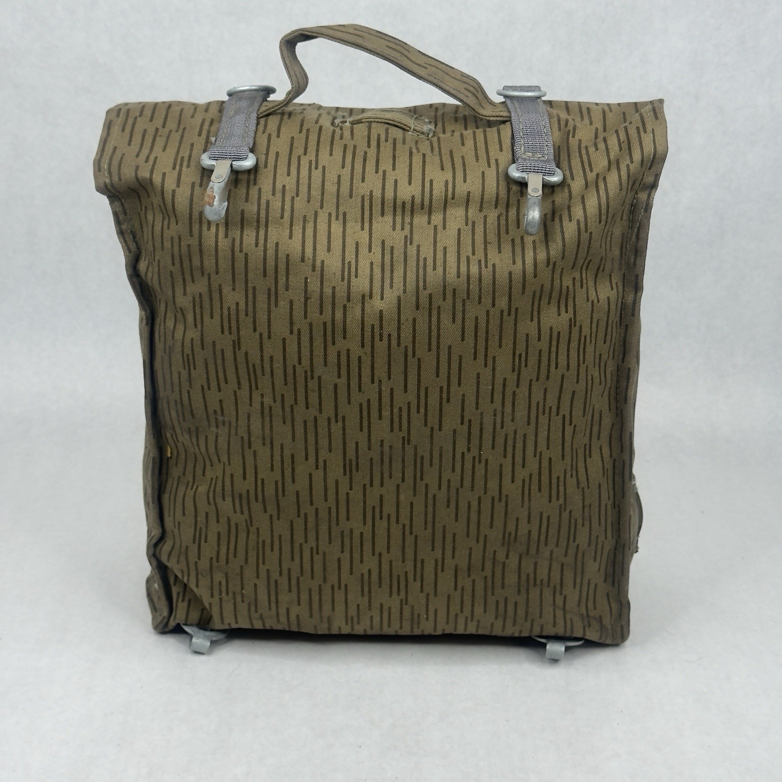 Cold War East German Camo Combat Pack Backpack Military Surplus Rain EUC