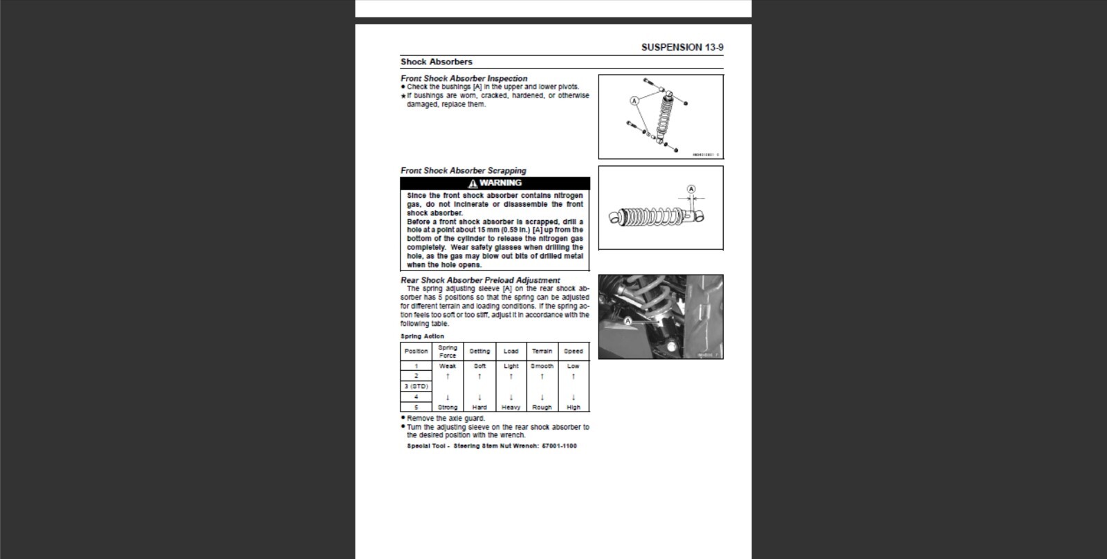 2008 Kawasaki BRUTE FORCE 750 4x4i and KVF 750 4x4 ATV workshop manual Reprint