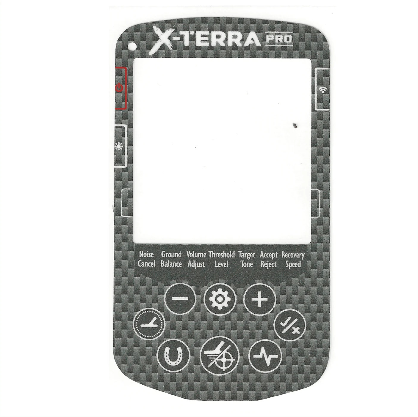 Minelab X-Terra Pro Vinyl Keypad Sticker - Multiple Options