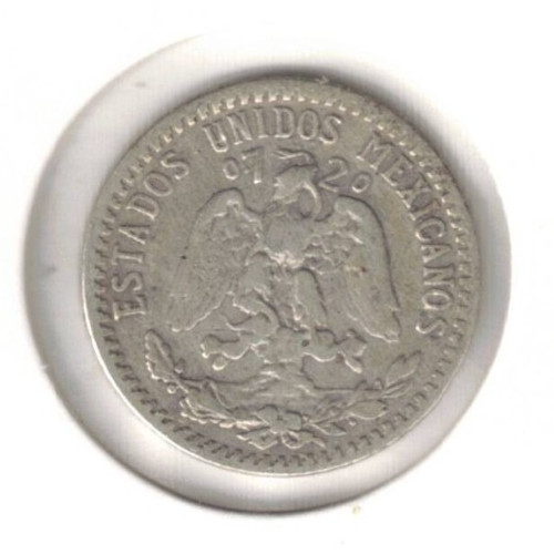 1928 Mexico 20 Twenty Centavos Silver Coin!