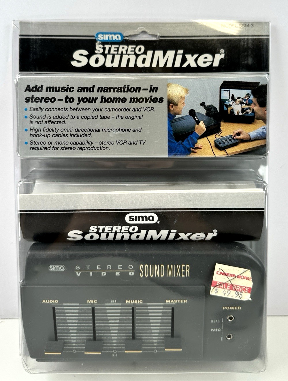 Sima Sound Mixer & Video Mixer Audio Mixer Vintage New