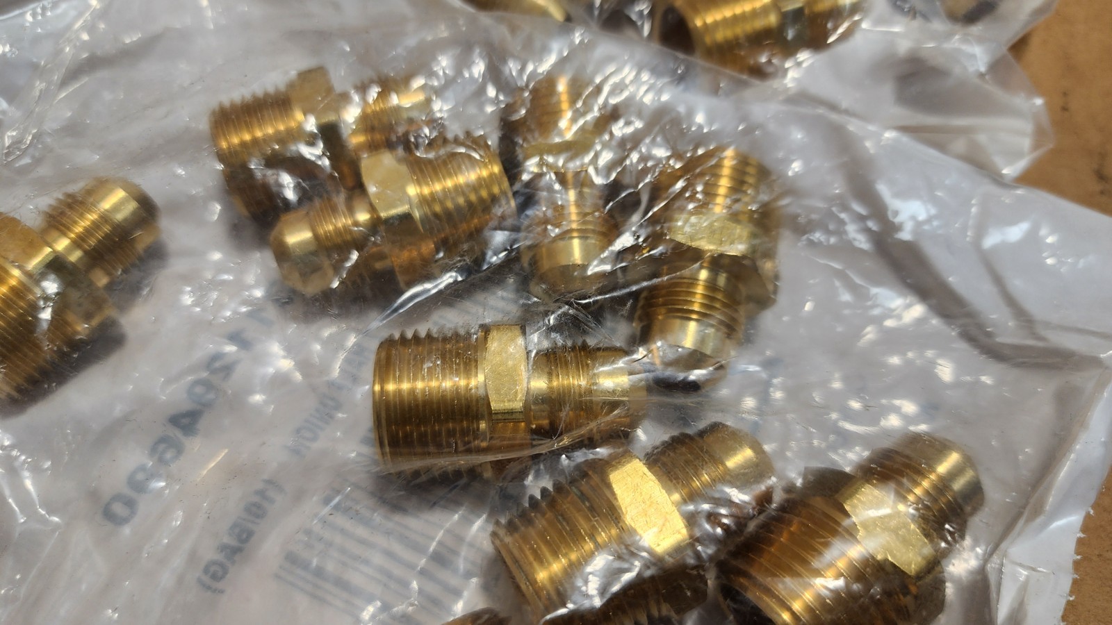 Brass 408 Half-Union 3/8 in. Flare x 1/2 in. MIP  (Qty 20)